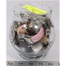 JAR OF FASHION WATCHES