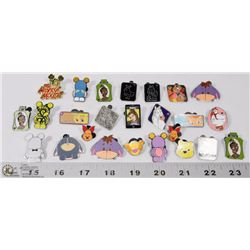 LOT OF 25 ASSORTED WALT DISNEY COLLECTOR TRADING