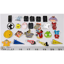 LOT OF 25 ASSORTED WALT DISNEY COLLECTOR TRADING