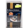 Image 1 : 2 BINDER MEDIA STORAGE SET