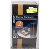 Image 1 : 2 BINDER MEDIA STORAGE SET