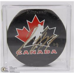 JASON SPEZZA AUTOGRAPHED TEAM CANADA PUCK