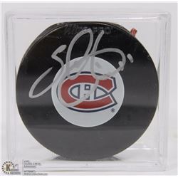 SAKU KOIVU AUTOGRAPHED MONTREAL HABS PUCK