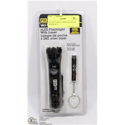 LOT OF TWO LED FLASHLIGHT/ LASER SETS