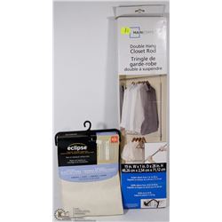MAINSTAYS DOUBLE HANG CLOSET ROD SOLD WITH