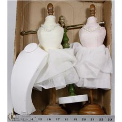 BOX OF VARIOUS DISPLAY STANDS