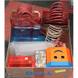 LARGE BOX FULL OF NEW GIFT BOXES AND