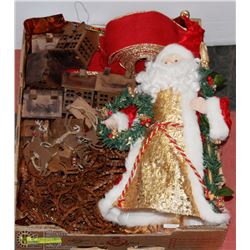 FLAT WITH TREE DECORATIONS INCLUDING