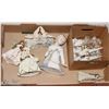 Image 1 : BOX OF BISQUE PORCELAIN AND PORCELAIN ANGELS