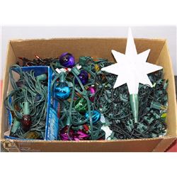 BOX FULL OF CHRISTMAS LIGHTS