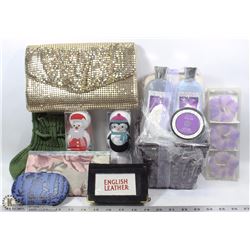 ESTATE FLAT WITH BATH PRODUCTS, CLUTCHES, AND MORE