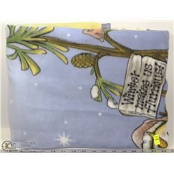 WINTER MAKES US FLURRIOUS BLANKET