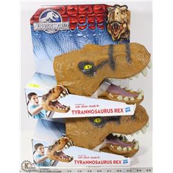 PAIR OF JURASSIC WORLD HAND PUPPETS
