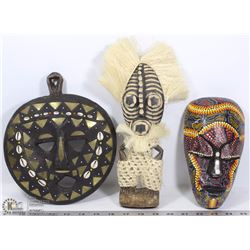 FLAT OF AFRICAN ARTS AND MASKS