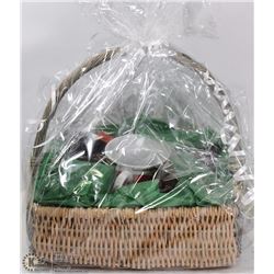 SQUARE HANDLED WICKER BASKET