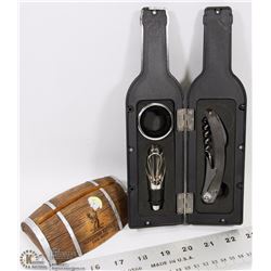 WINE SET WITH ALEXANDER KEITH NAPKIN HOLDER