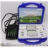 Image 1 : PAIR OF BATTERY CHARGERS WITH BATTERIES.