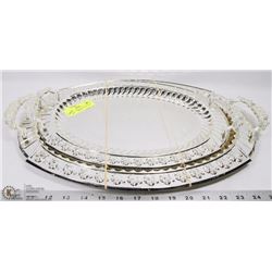 A PAIR OF LARGE EAST PEACOCK COLLECTION METAL