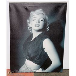 MARILYN MONROE PHOTOGRAPH ON CANVAS 20” X 15”