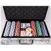 Image 1 : NEW 300 PIECE CLAY CHIP POKER SET IN METAL