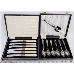 LOT WITH GRAPEFRUIT SET MADE IN ENGLAND AND