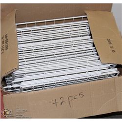 42PC WIRE STORAGE ORGANIZER RACK WITH CORNERS