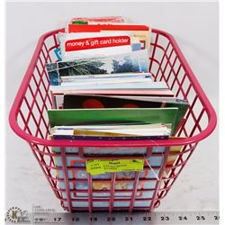 BOX OF 200 STORE BRAND CHRISTMAS CARDS