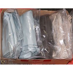 BOX W/5 FULL-LENGTH CURTAINS -