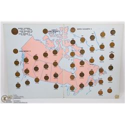 COMPLETE CANADIAN COPPER CENTS COLLECTION