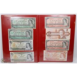 CANADIAN BILL COLLECTION IN DISPLAY