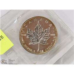 1989 CANADIAN 1-OZ FINE SILVER COIN