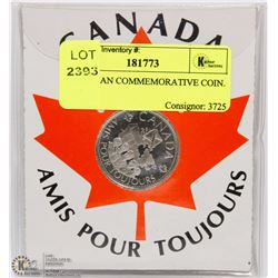 CANADIAN COMMEMORATIVE COIN.
