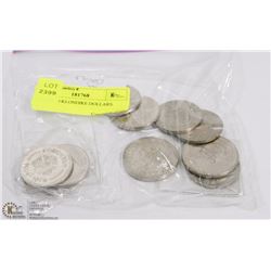 LOT OF 10 KLONDIKE DOLLARS.