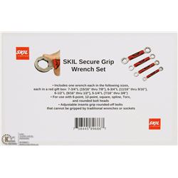 NEW 4PC SKIL SECURE GRIP WRENCH SET
