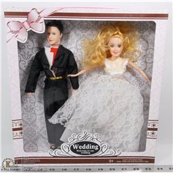 NEW "BRIDE AND GROOM" WEDDING DOLLS