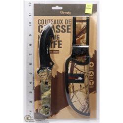NEW OLYMPIA EDGE HUNTING KNIFE W/ SHEATH