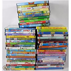 BOX OF ASSORTED DVDS