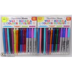 30PC PAPERMATE/ SHARPIE SET