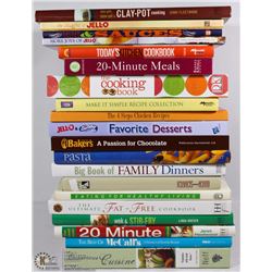 FLAT OF COOK BOOKS