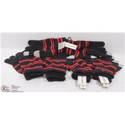 LOT OF 5 WOMENS TOUCH SCREEN MAGIC GLOVES