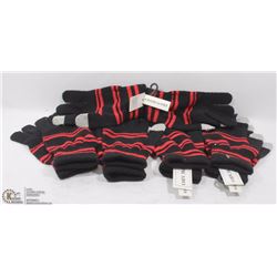 LOT OF 5 WOMENS TOUCH SCREEN MAGIC GLOVES