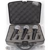 Image 1 : CASE WITH 3 MICROPHONES.