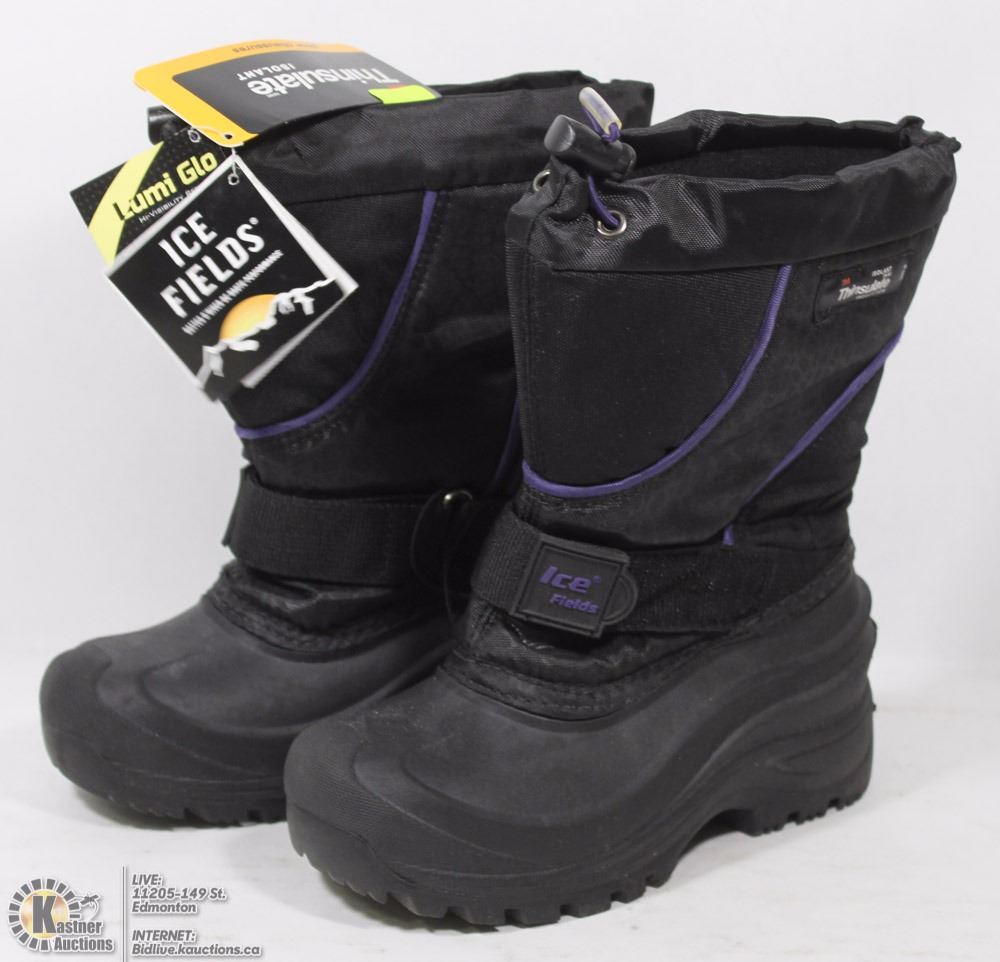 3M THINSULATE SIZE 13 KIDS SNOW BOOTS -40 DEGREES