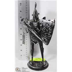 METAL KNIGHT FIGURE 11"TALL