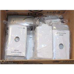 BOX FO SOFT CARE HAND SOAP DISPENSERS.