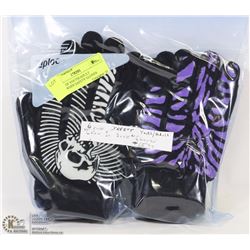 6 PACK OF YOUTH/ADULT HALLOWEEN SAFETY GLOVES