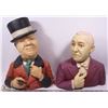 Image 1 : BOX W/ 2 BUSTS - ONE IS WC FIELDS & OTHER IS