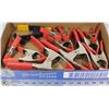 Image 1 : FLAT OF 10 PLUS CLAMPS WITH RUBBER ENDS & HANDLES
