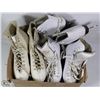 Image 1 : 3 PAIRS OF  ICE FIGURE SKATES SIZES 8, 2 (33 EU)