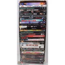 APPROX 34 ACTION DVD MOVIES